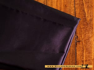 Remnant (Synthetic) Navy Blue Satin