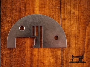 Needle Plate, Rolled Hem for White Model 206 & 216 Sewing Machines