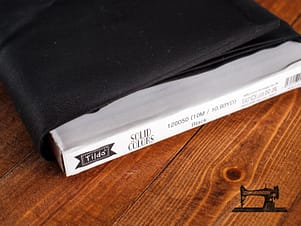 Cotton Fabric, 44" Wide in Black by Tilda