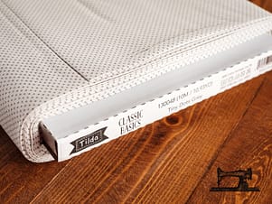 Cotton Fabric, 44″ Wide in Tiny Dots Grey by Tilda