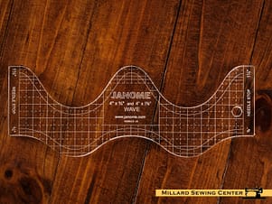 Quilting Template, Wave F by Janome