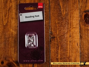 Beading Foot Set, 2mm-4mm for Janome/New Home, Elna & Other Sewing Machines