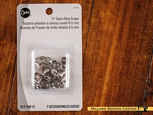 Snaps, 3/8", 7 Pack in Various Colors by Dritz