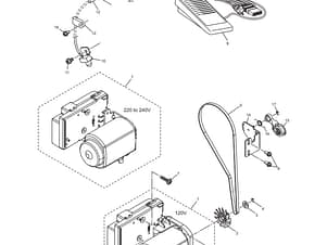 Motor for Brother Sewing Machines