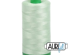 40wt Cotton Thread in 2880 Pale Green by Aurifil