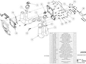 Janome Quilt Maker Pro 18 Front Handlebar Assembly