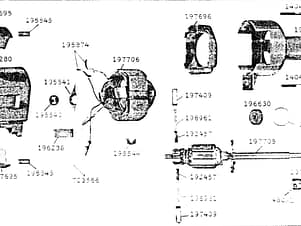 Electric Motor Assembly for Singer 404