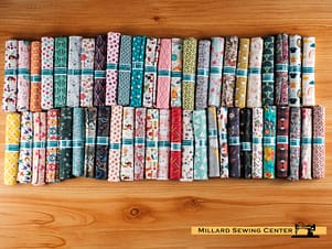 Cotton Fabric, French Fat Quarter Single, Assorted Prints by Brewer