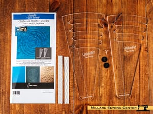Quilting Template, Circles on Quilts Set #4 by Westalee Design