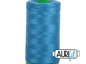 40wt Cotton Thread in 1125 Medium Teal by Aurifil