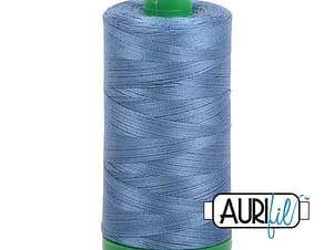 40wt Cotton Thread in 1126 Blue Grey by Aurifil