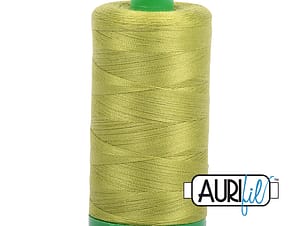 40wt Cotton Thread in 1147 Light Leaf Green by Aurifil