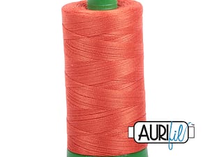 40wt Cotton Thread in 1154 Dusty Orange by Aurifil