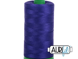 40wt Cotton Thread in 1200 Blue Violet by Aurifil