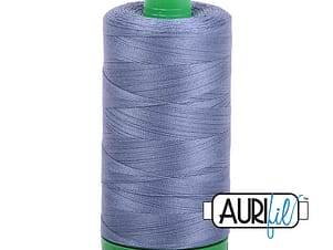 40wt Cotton Thread in 1248 Dark Grey Blue by Aurifil