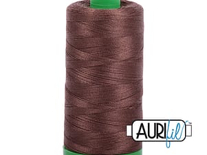 40wt Cotton Thread in 1285 Medium Bark by Aurifil