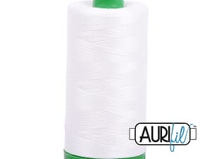 40wt Cotton Thread in 2021 Natural White by Aurifil