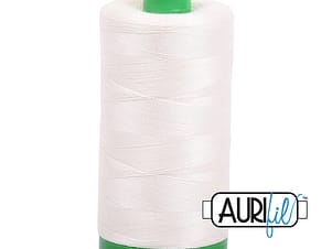 40wt Cotton Thread in 2026 Chalk by Aurifil