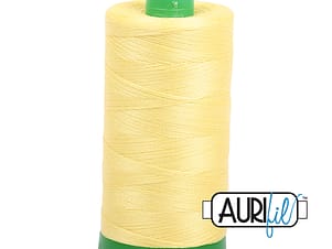 40wt Cotton Thread in 2115 Lemon by Aurifil