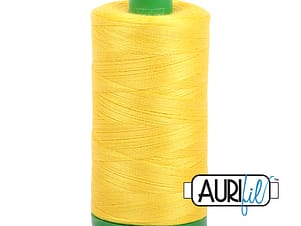 40wt Cotton Thread in 2120 Canary by Aurifil