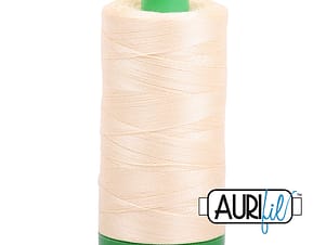 40wt Cotton Thread in 2123 Butter by Aurifil