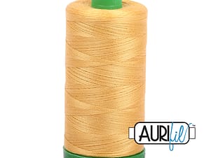 40wt Cotton Thread in 2134 Spun Gold by Aurifil