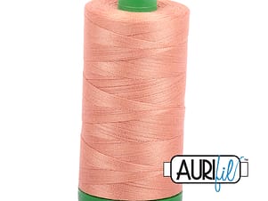 40wt Cotton Thread in 2215 Peach by Aurifil