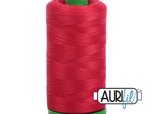 40wt Cotton Thread in 2250 Red by Aurifil