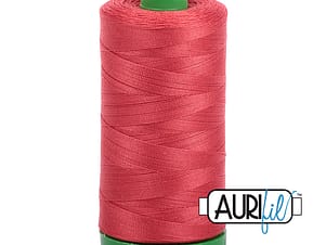 40wt Cotton Thread in 2255 Dark Red Orange by Aurifil