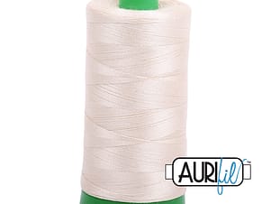 40wt Cotton Thread in 2310 Light Beige by Aurifil