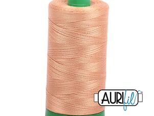 40wt Cotton Thread in 2320 Light Toast by Aurifil