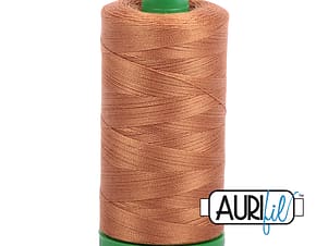 40wt Cotton Thread in 2335 Light Cinnamon by Aurifil