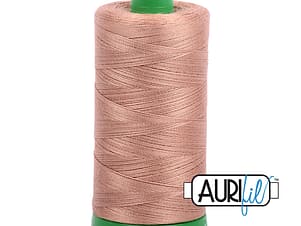 40wt Cotton Thread in 2340 Cafe' au Lait by Aurifil