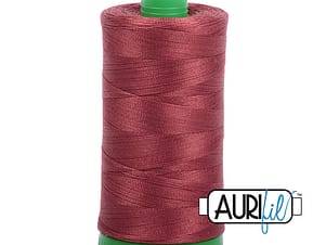 40wt Cotton Thread in 2345 Raisin by Aurifil