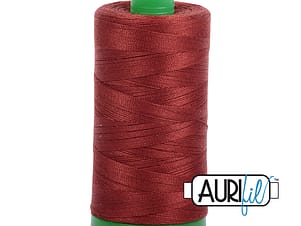 40wt Cotton Thread in 2355 Rusty Orange by Aurifil