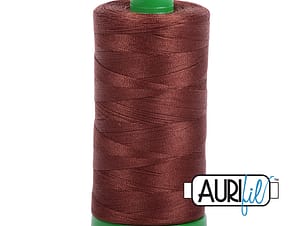 40wt Cotton Thread in 2360 Chocolate by Aurifil