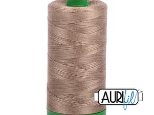 40wt Cotton Thread in 2370 Sandstone by Aurifil
