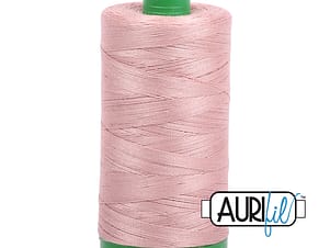 40wt Cotton Thread in 2375 Antique Blush by Aurifil