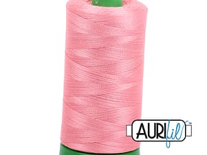 40wt Cotton Thread in 2435 Peachy Pink by Aurifil