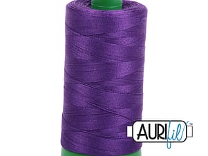 40wt Cotton Thread in 2545 Medium Purple by Aurifil