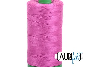 40wt Cotton Thread in 2588 Light Magenta by Aurifil
