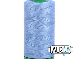40wt Cotton Thread in 2720 Light Delft Blue by Aurifil