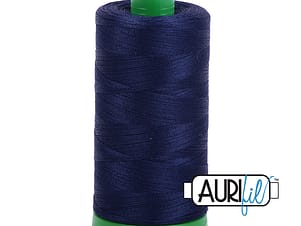 40wt Cotton Thread in 2745 Midnight by Aurifil