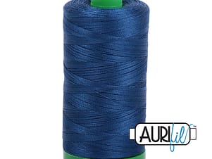 40wt Cotton Thread in 2783 Medium Delft Blue by Aurifil