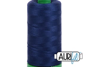 40wt Cotton Thread in 2784 Dark Navy by Aurifil