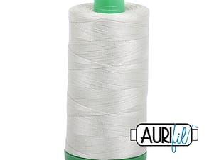 40wt Cotton Thread in 2843 Light Grey Green by Aurifil