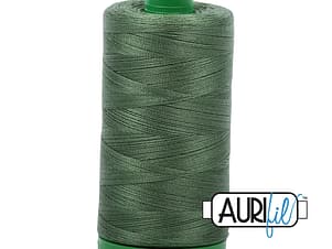 40wt Cotton Thread in 2890 Very Dark Grass Green by Aurifil