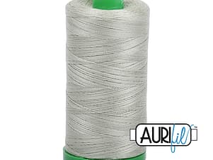 40wt Cotton Thread in 2902 Light Laurel Green by Aurifil