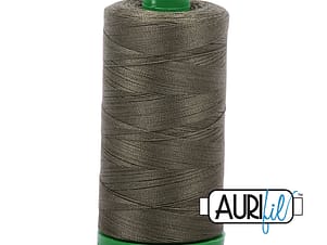 40wt Cotton Thread in 2905 Army Green by Aurifil