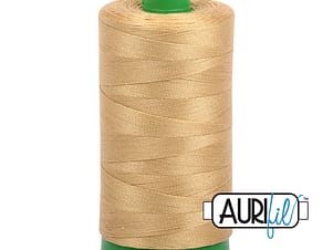 40wt Cotton Thread in 2920 Light Brass by Aurifil